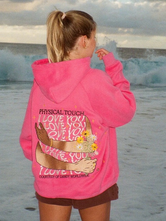 Dandy Worldwide Tops - Dandy Worldwide I love you Hoodie